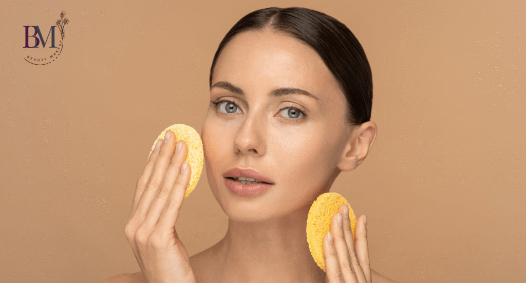 Face care routine at home